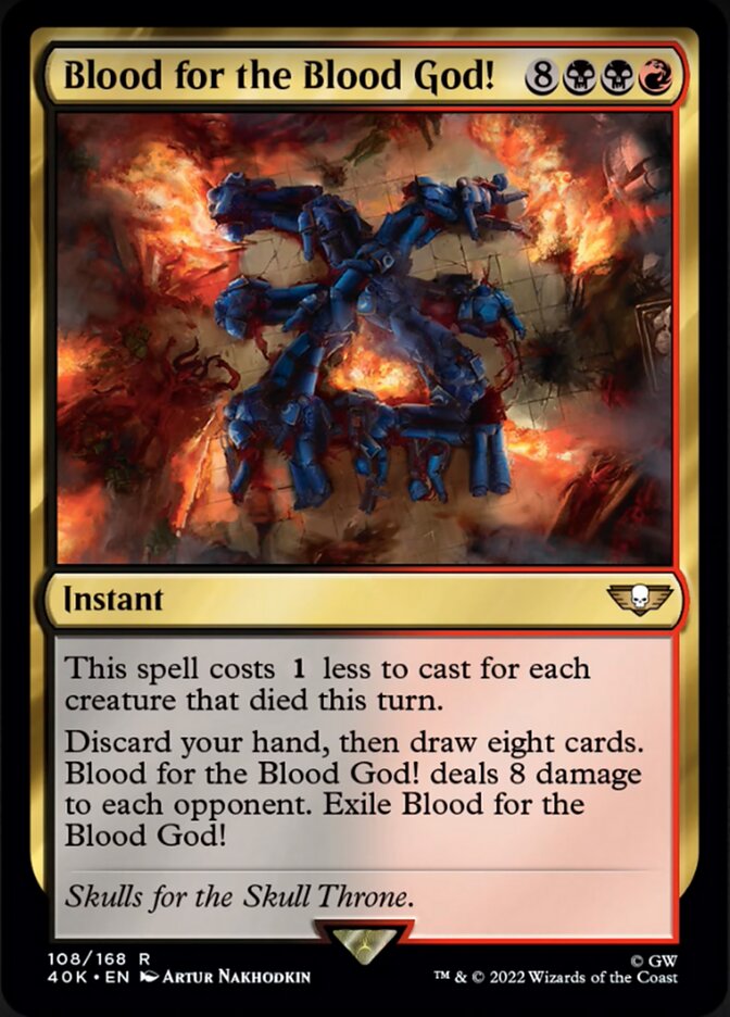 Blood for the Blood God! (Surge Foil) [Warhammer 40,000] | L.A. Mood Comics and Games