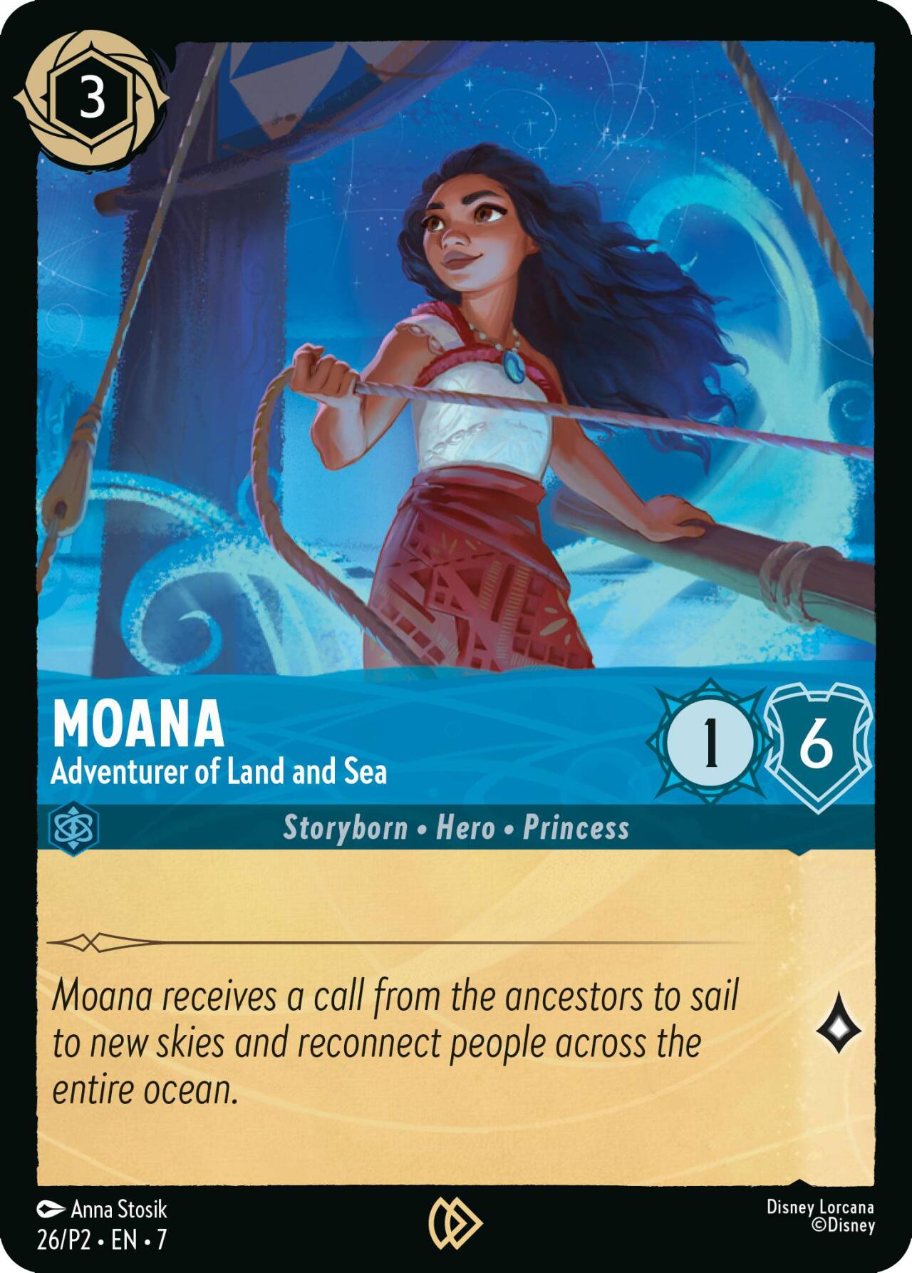 Moana - Adventurer of Land and Sea (26) [Promo Cards] | L.A. Mood Comics and Games