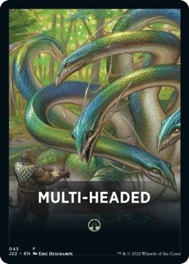 Multi-Headed Theme Card [Jumpstart 2022 Front Cards] | L.A. Mood Comics and Games