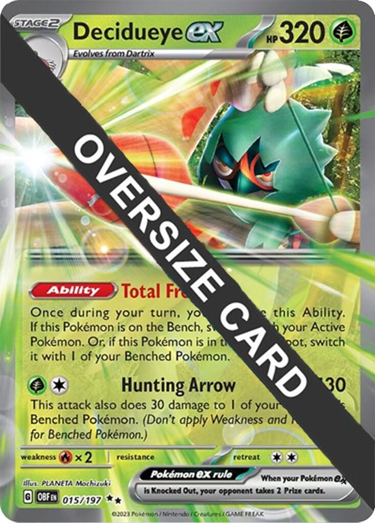 Decidueye ex (015/197) (Jumbo Card) [Miscellaneous Cards] | L.A. Mood Comics and Games