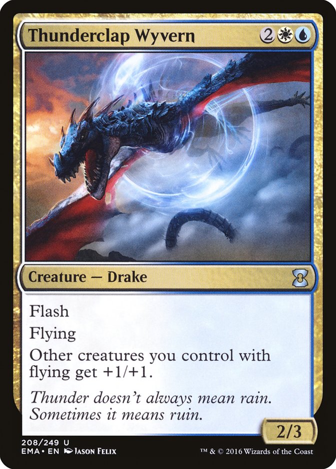 Thunderclap Wyvern [Eternal Masters] | L.A. Mood Comics and Games