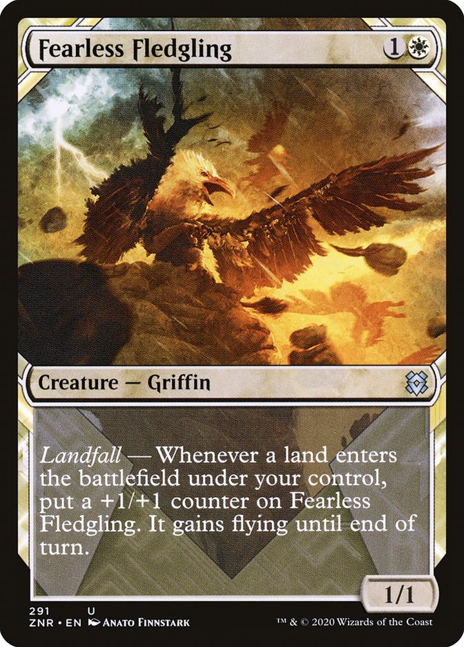 Fearless Fledgling (Showcase) [Zendikar Rising] | L.A. Mood Comics and Games