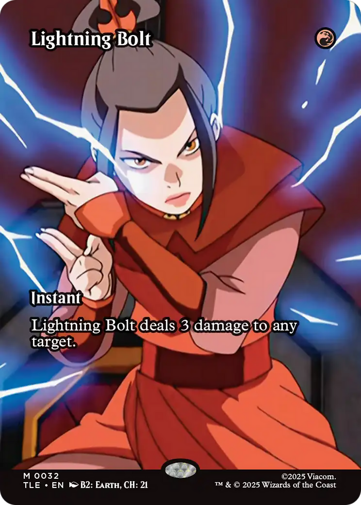 Lightning Bolt (Borderless) [Avatar: The Last Airbender: Eternal-Legal] | L.A. Mood Comics and Games