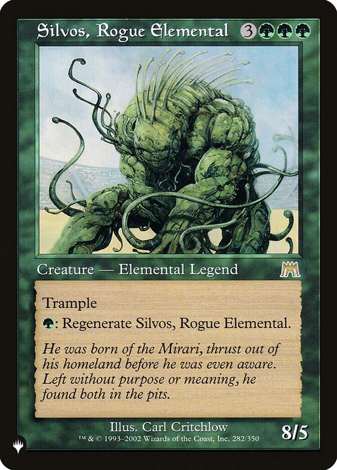 Silvos, Rogue Elemental [The List] | L.A. Mood Comics and Games
