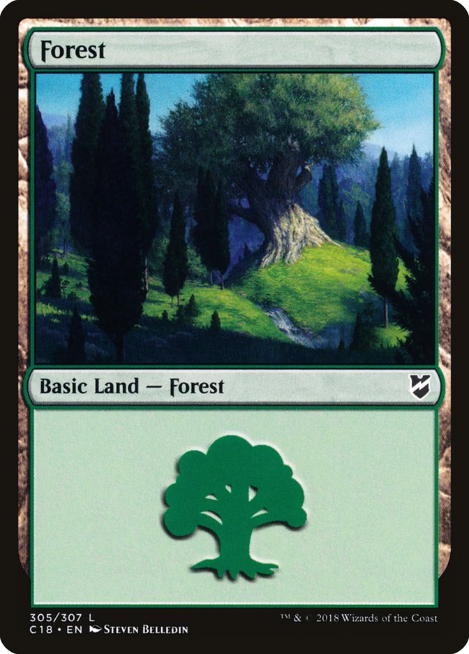 Forest (305) [Commander 2018] | L.A. Mood Comics and Games