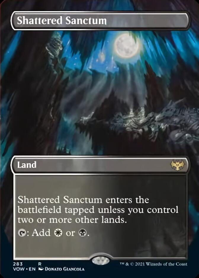 Shattered Sanctum (Borderless Alternate Art) [Innistrad: Crimson Vow] | L.A. Mood Comics and Games