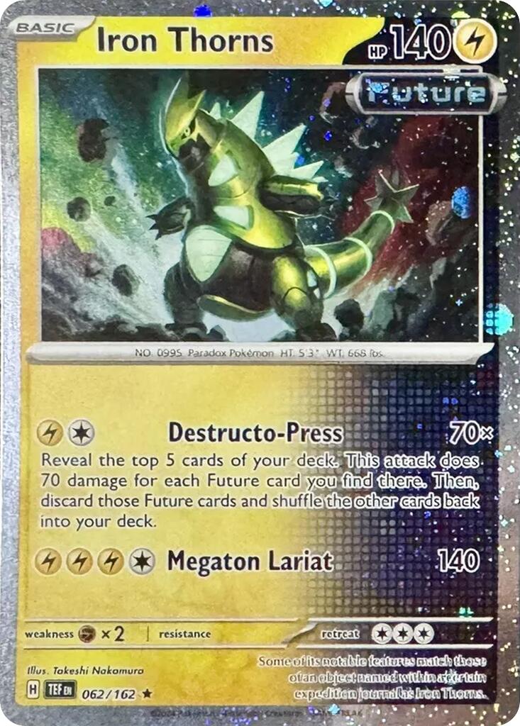 Iron Thorns (062/162) (Cosmos Holo) [Miscellaneous Cards] | L.A. Mood Comics and Games