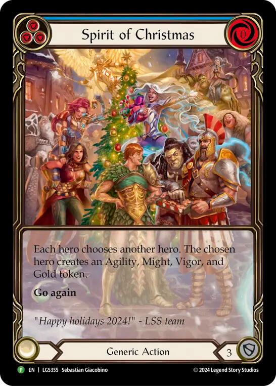 Spirit of Christmas (Cold Foil) [LGS355] (Promo)  Cold Foil | L.A. Mood Comics and Games