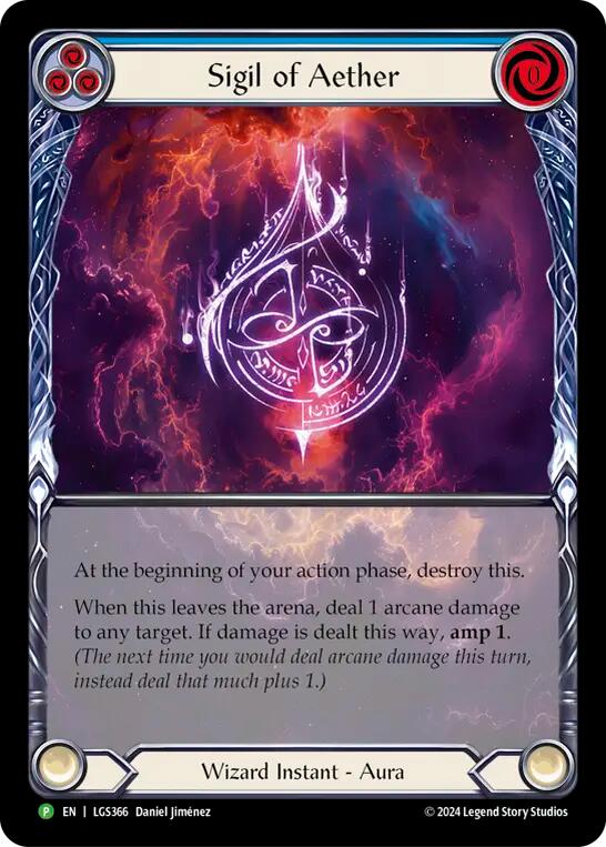 Sigil of Aether (Rainbow Foil) [LGS366] (Promo)  Rainbow Foil | L.A. Mood Comics and Games