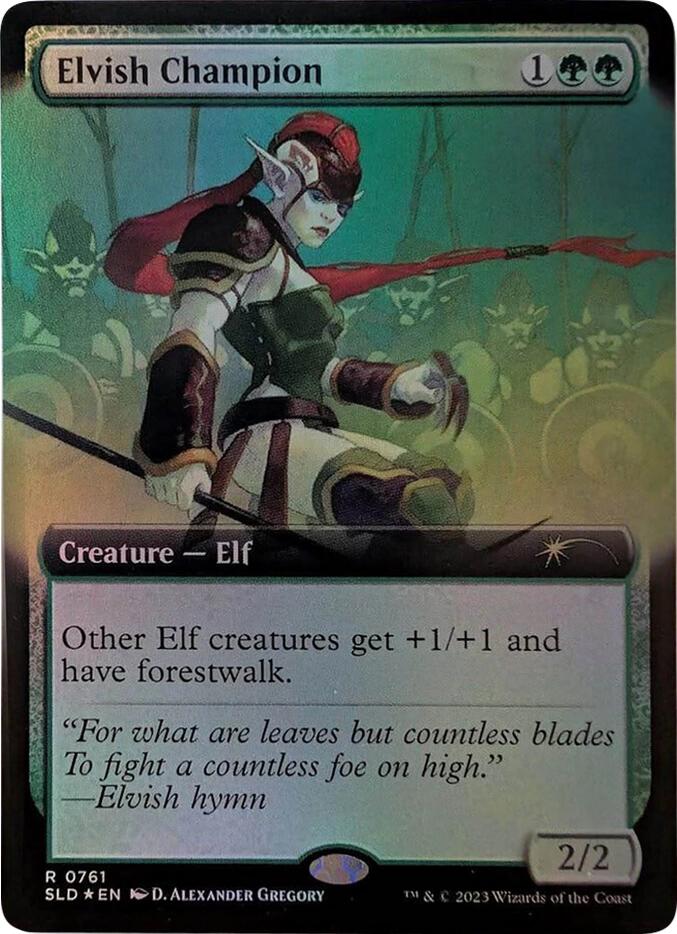 Elvish Champion (Extended Art) [Secret Lair Drop Series] | L.A. Mood Comics and Games