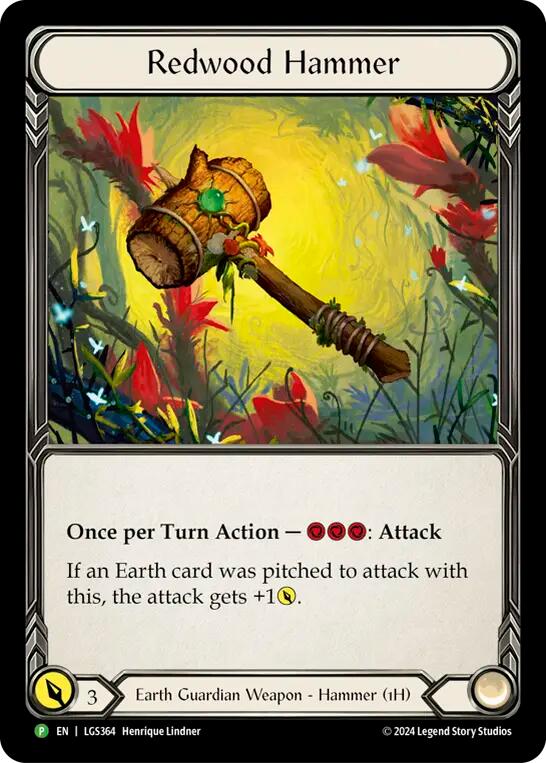 Redwood Hammer [LGS364] (Promo)  Cold Foil | L.A. Mood Comics and Games