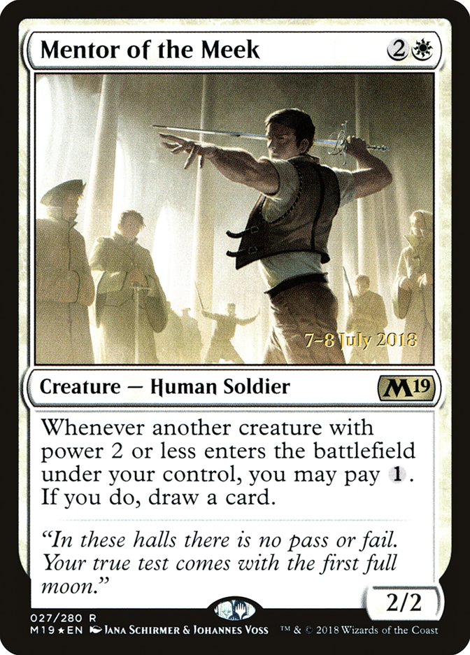 Mentor of the Meek [Core Set 2019 Prerelease Promos] | L.A. Mood Comics and Games
