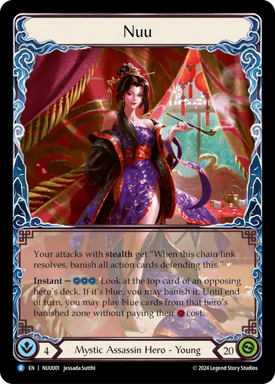 Nuu, Alluring Desire [NUU001] (Part the Mistveil Nuu Blitz Deck)  Rainbow Foil | L.A. Mood Comics and Games