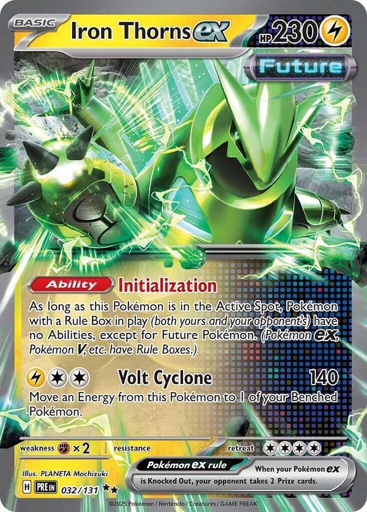 Iron Thorns ex (032/131) [Scarlet & Violet: Prismatic Evolutions] | L.A. Mood Comics and Games