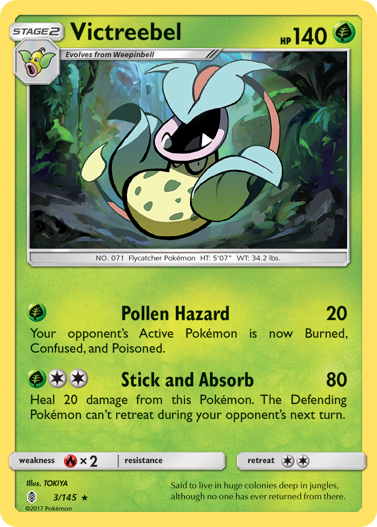 Victreebel (3/145) [Sun & Moon: Guardians Rising] | L.A. Mood Comics and Games