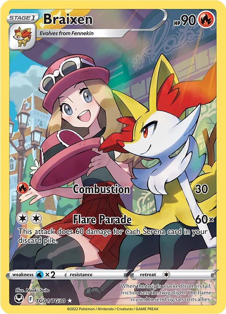 Braixen (TG01/TG30) [Sword & Shield: Silver Tempest] | L.A. Mood Comics and Games
