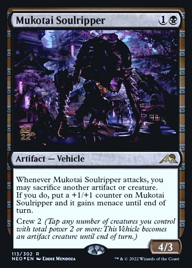 Mukotai Soulripper [Kamigawa: Neon Dynasty Prerelease Promos] | L.A. Mood Comics and Games
