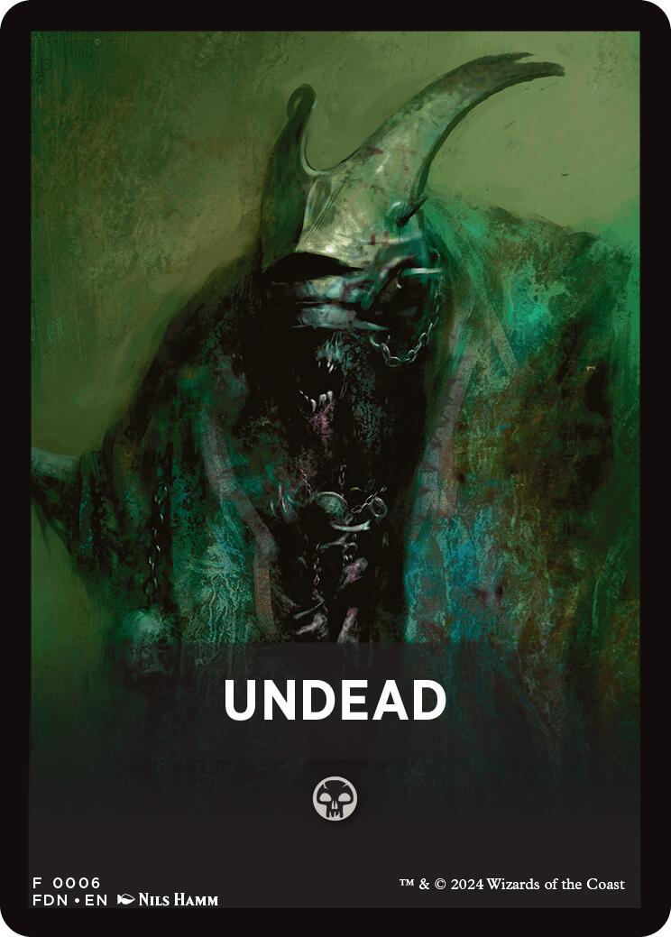 Undead Theme Card [Foundations Tokens] | L.A. Mood Comics and Games
