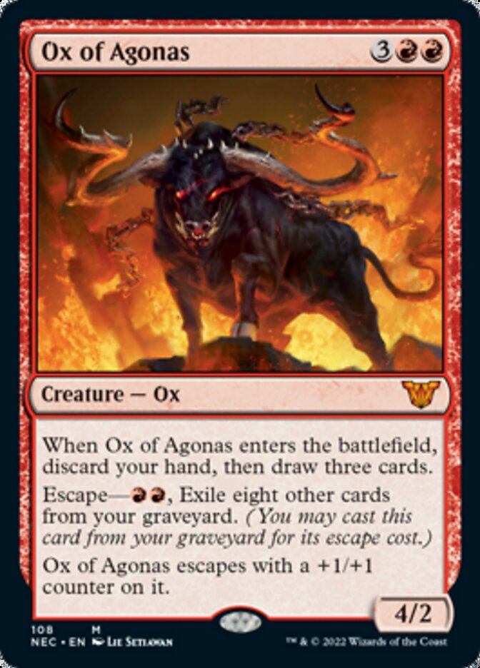 Ox of Agonas [Kamigawa: Neon Dynasty Commander] | L.A. Mood Comics and Games
