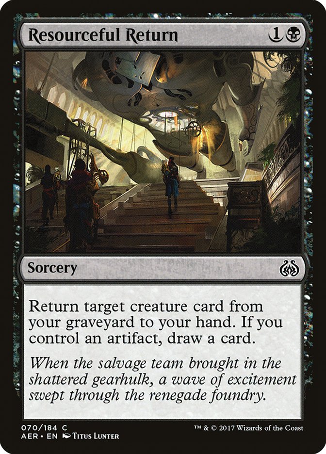 Resourceful Return [Aether Revolt] | L.A. Mood Comics and Games