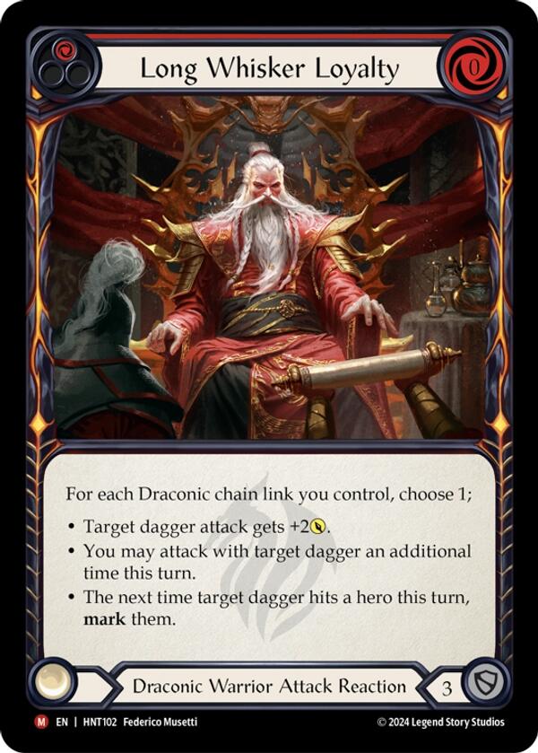 Long Whisker Loyalty [HNT102] (The Hunted)  Rainbow Foil | L.A. Mood Comics and Games