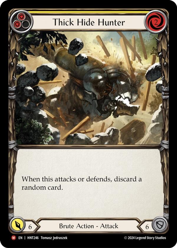 Thick Hide Hunter [HNT246] (The Hunted)  Rainbow Foil | L.A. Mood Comics and Games