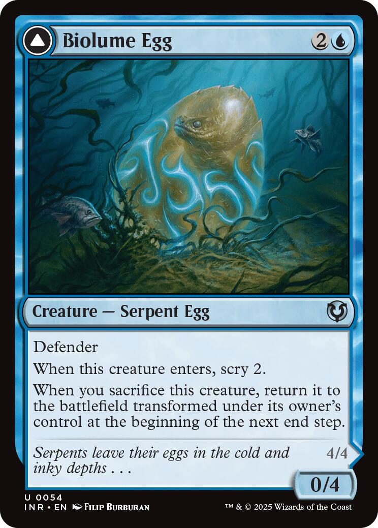 Biolume Egg // Biolume Serpent [Innistrad Remastered] | L.A. Mood Comics and Games