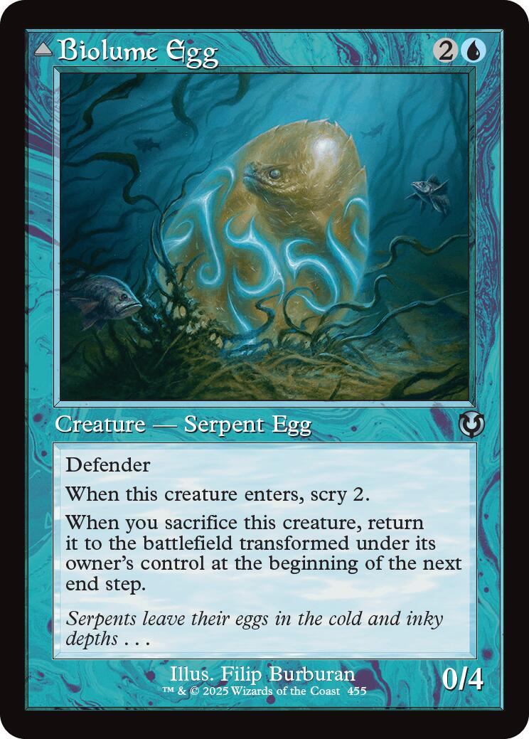 Biolume Egg // Biolume Serpent (Retro Frame) [Innistrad Remastered] | L.A. Mood Comics and Games