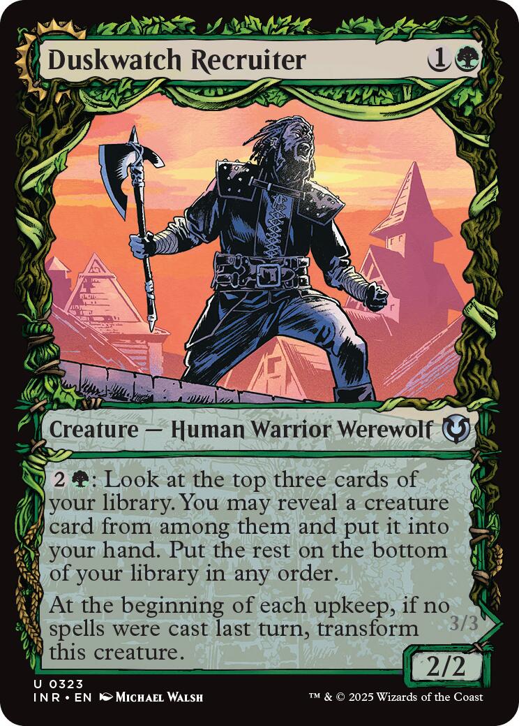 Duskwatch Recruiter // Krallenhorde Howler (Showcase) [Innistrad Remastered] | L.A. Mood Comics and Games