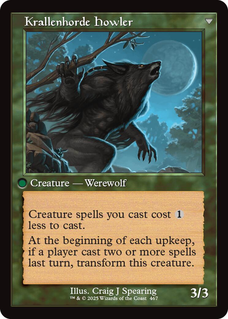 Duskwatch Recruiter // Krallenhorde Howler (Retro Frame) [Innistrad Remastered] | L.A. Mood Comics and Games
