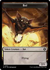 Mercenary // Bat Double-Sided Token [Outlaws of Thunder Junction Tokens] | L.A. Mood Comics and Games