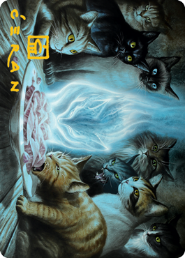 Can't Stay Away Art Card (Gold-Stamped Signature) [Innistrad: Midnight Hunt Art Series] | L.A. Mood Comics and Games