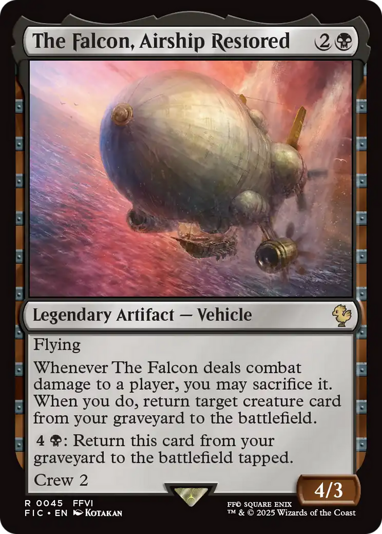 The Falcon, Airship Restored [FINAL FANTASY Commander] | L.A. Mood Comics and Games
