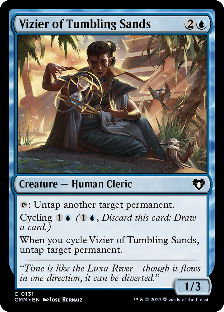Vizier of Tumbling Sands [Commander Masters] | L.A. Mood Comics and Games