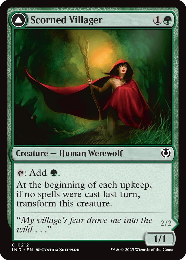 Scorned Villager // Moonscarred Werewolf [Innistrad Remastered] | L.A. Mood Comics and Games