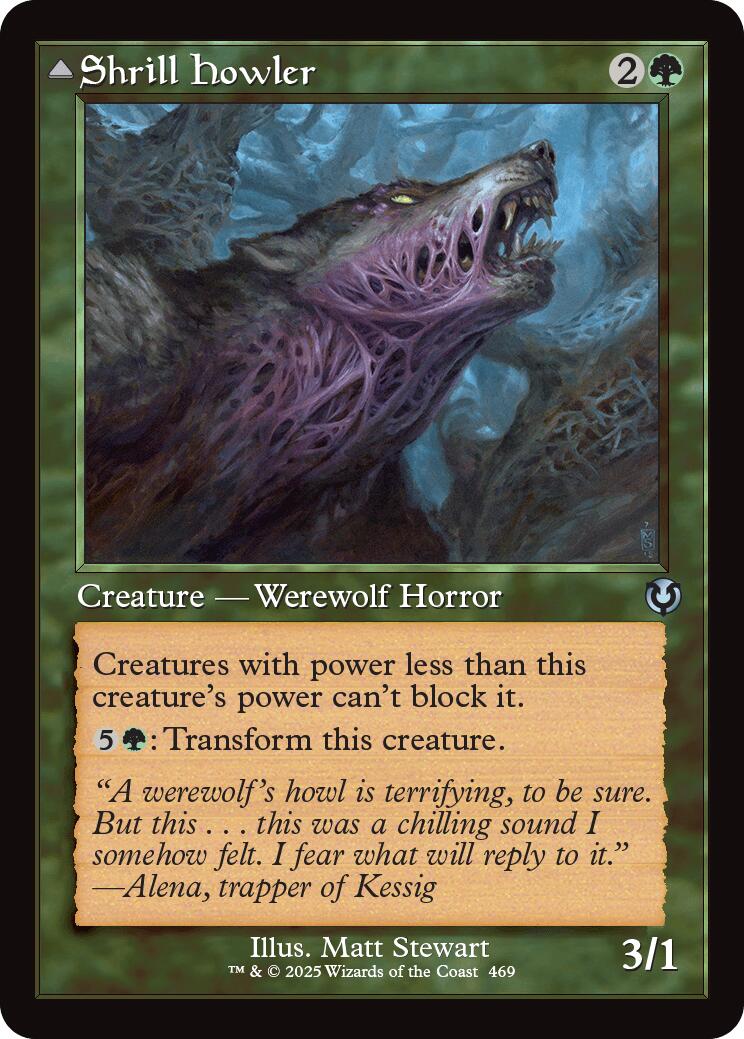 Shrill Howler // Howling Chorus (Retro Frame) [Innistrad Remastered] | L.A. Mood Comics and Games