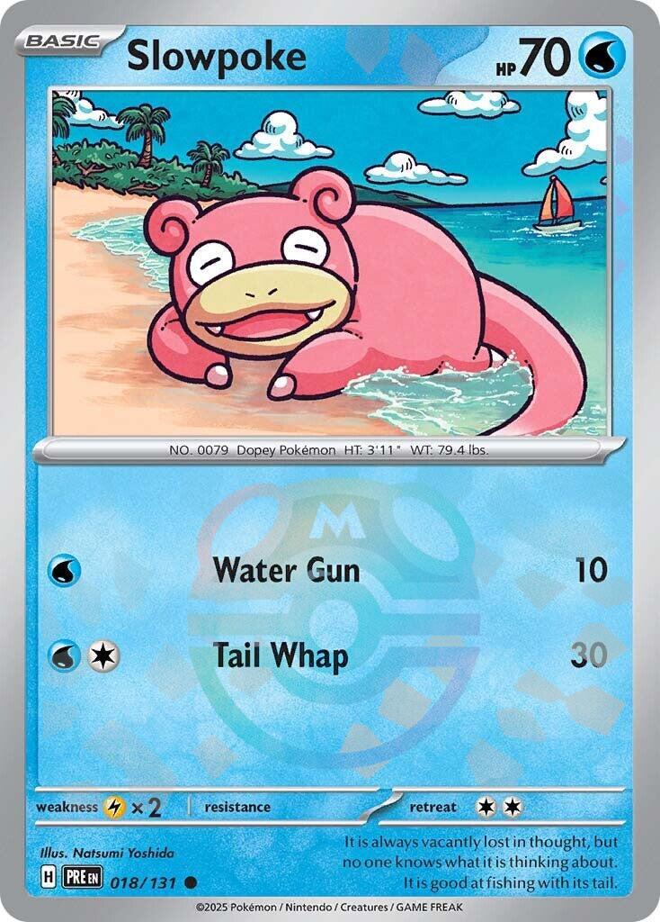 Slowpoke (018/131) (Master Ball Pattern) [Scarlet & Violet: Prismatic Evolutions] | L.A. Mood Comics and Games
