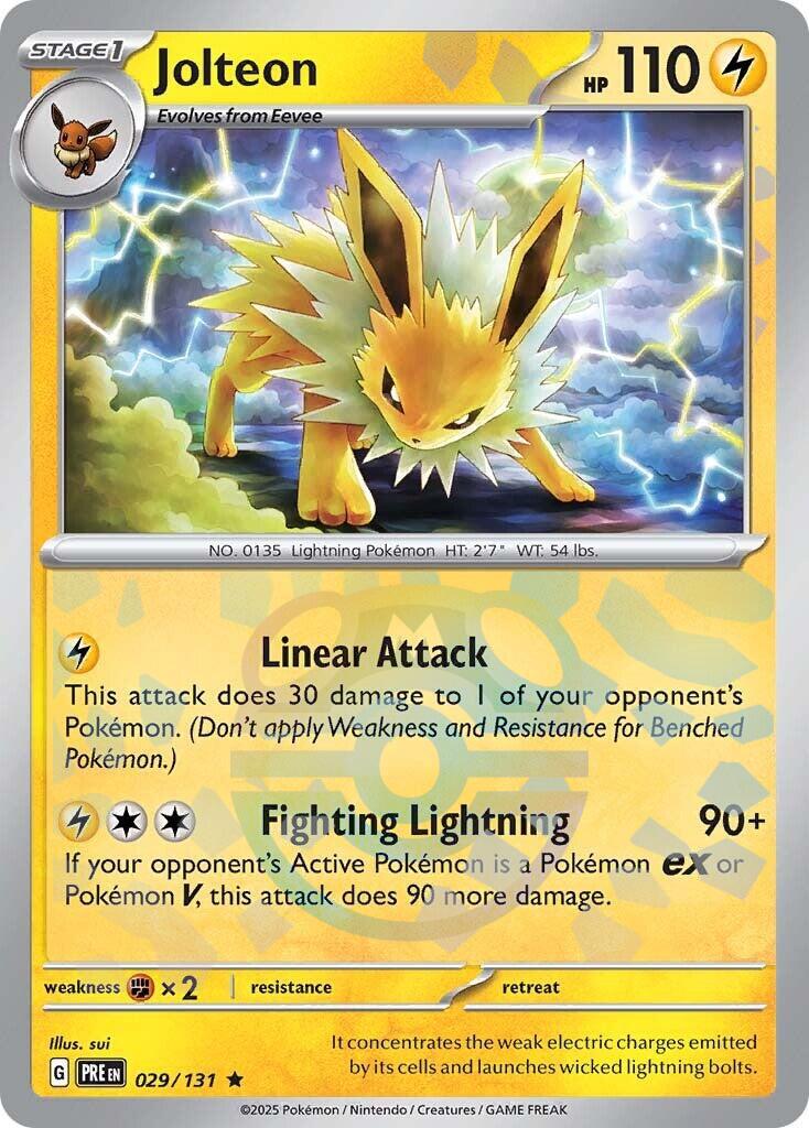 Jolteon (029/131) (Master Ball Pattern) [Scarlet & Violet: Prismatic Evolutions] | L.A. Mood Comics and Games