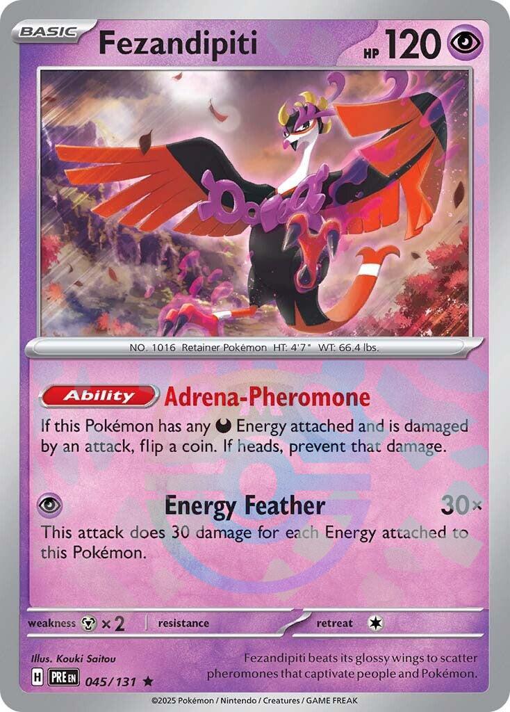 Fezandipiti (045/131) (Master Ball Pattern) [Scarlet & Violet: Prismatic Evolutions] | L.A. Mood Comics and Games