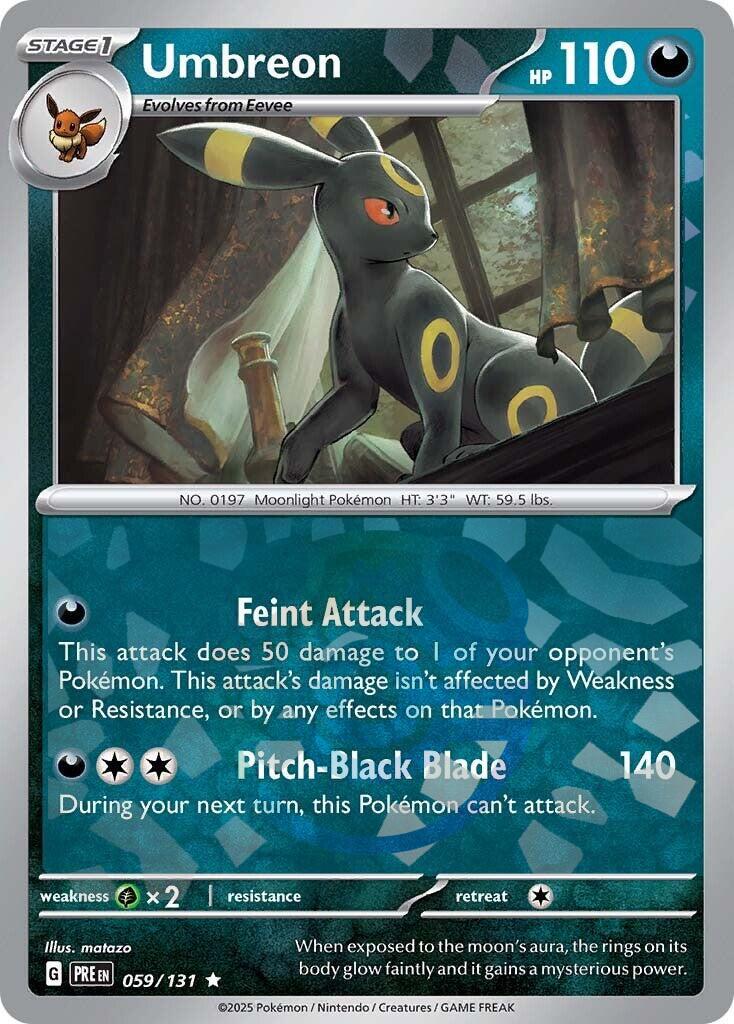 Umbreon (059/131) (Master Ball Pattern) [Scarlet & Violet: Prismatic Evolutions] | L.A. Mood Comics and Games