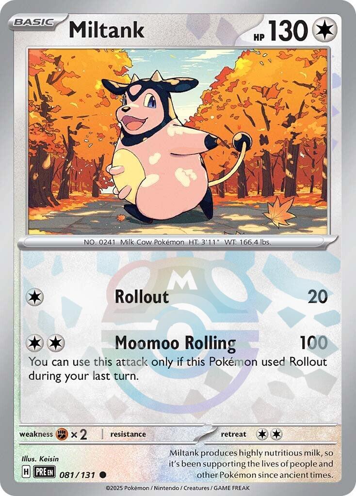 Miltank (081/131) (Master Ball Pattern) [Scarlet & Violet: Prismatic Evolutions] | L.A. Mood Comics and Games