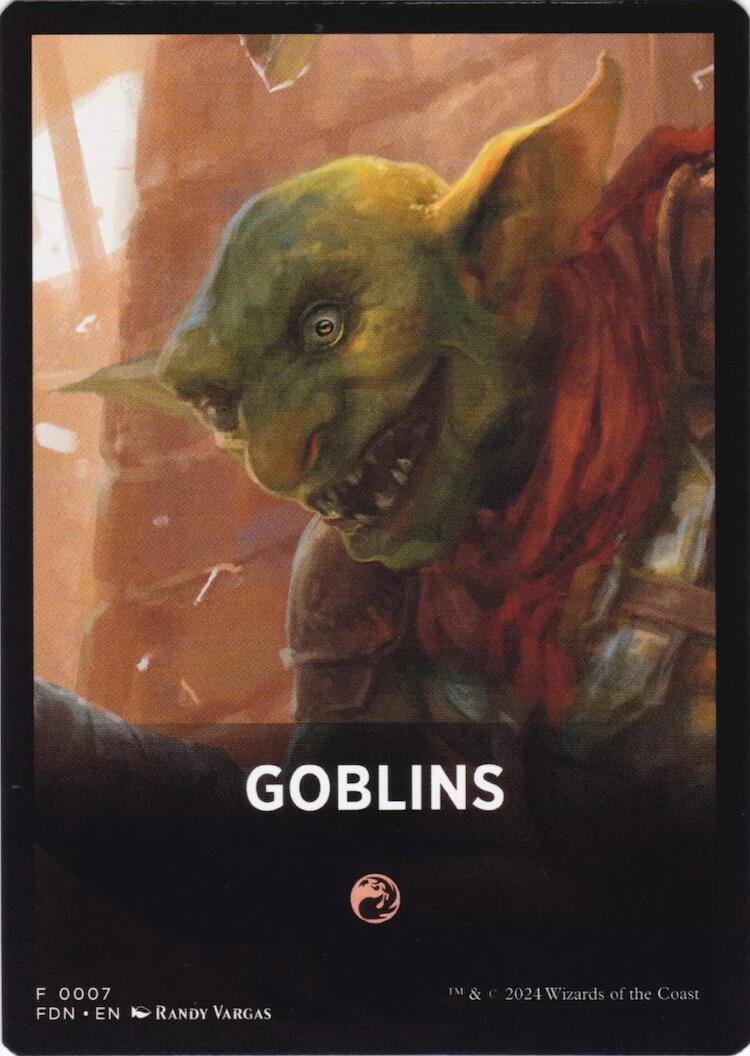 Goblins Theme Card [Foundations Tokens] | L.A. Mood Comics and Games