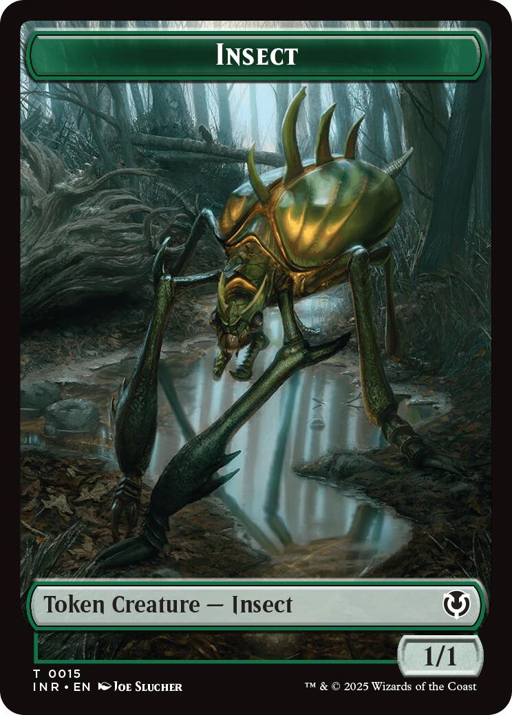 Insect // Spider Double-Sided Token [Innistrad Remastered Tokens] | L.A. Mood Comics and Games