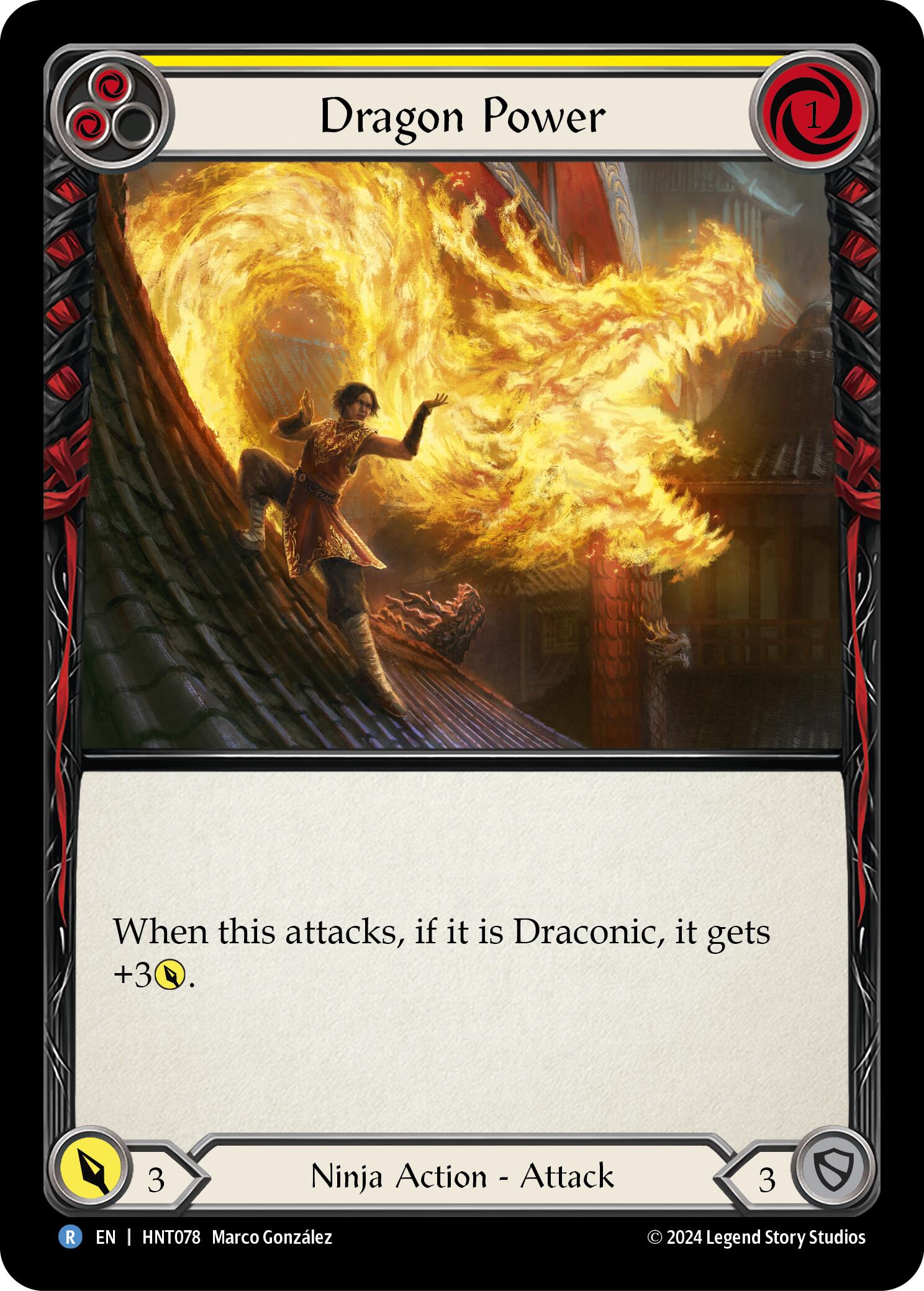 Dragon Power (Yellow) [HNT078] (The Hunted) | L.A. Mood Comics and Games