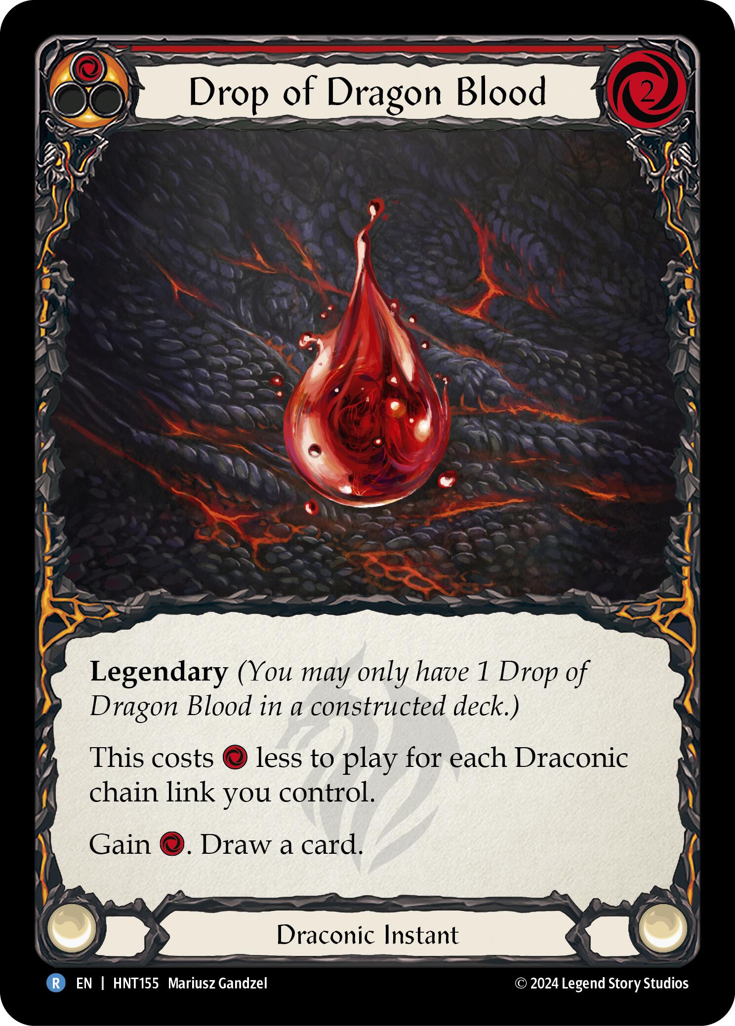 Drop of Dragon Blood (Red) [HNT155] (The Hunted) | L.A. Mood Comics and Games