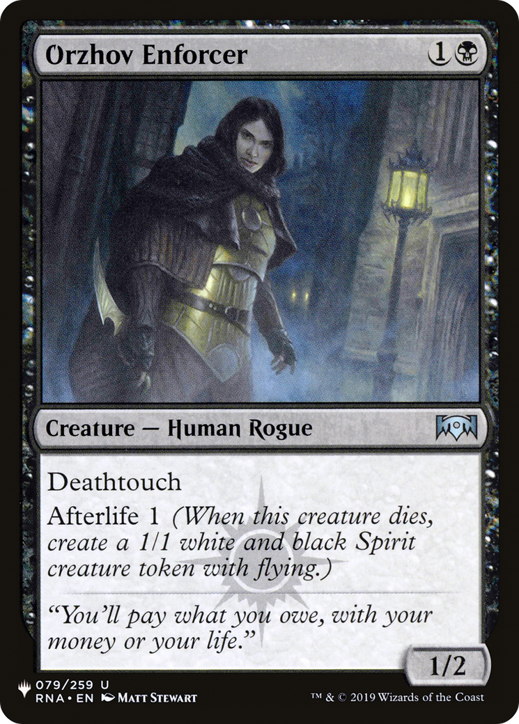Orzhov Enforcer [The List] | L.A. Mood Comics and Games