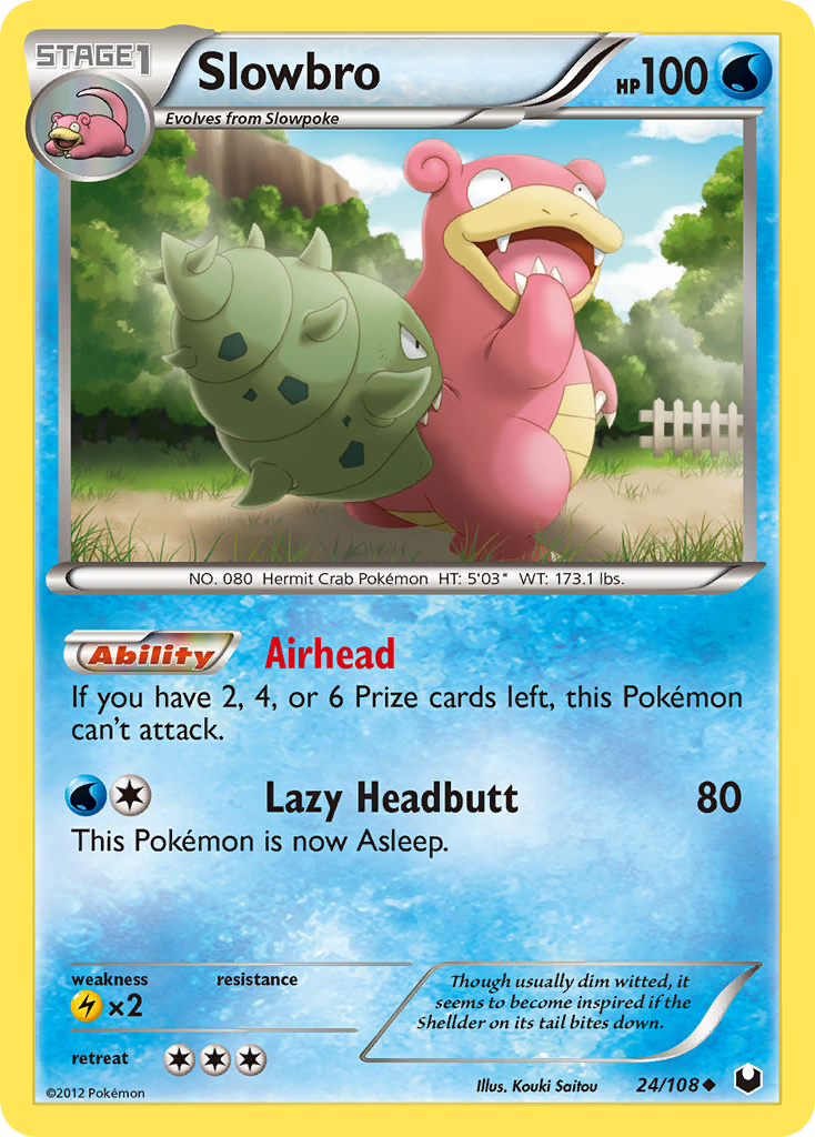 Slowbro (24/108) [Black & White: Dark Explorers] | L.A. Mood Comics and Games