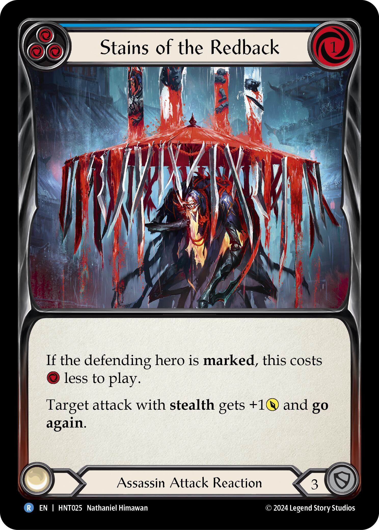Stains of the Redback (Blue) [HNT025] (The Hunted) | L.A. Mood Comics and Games