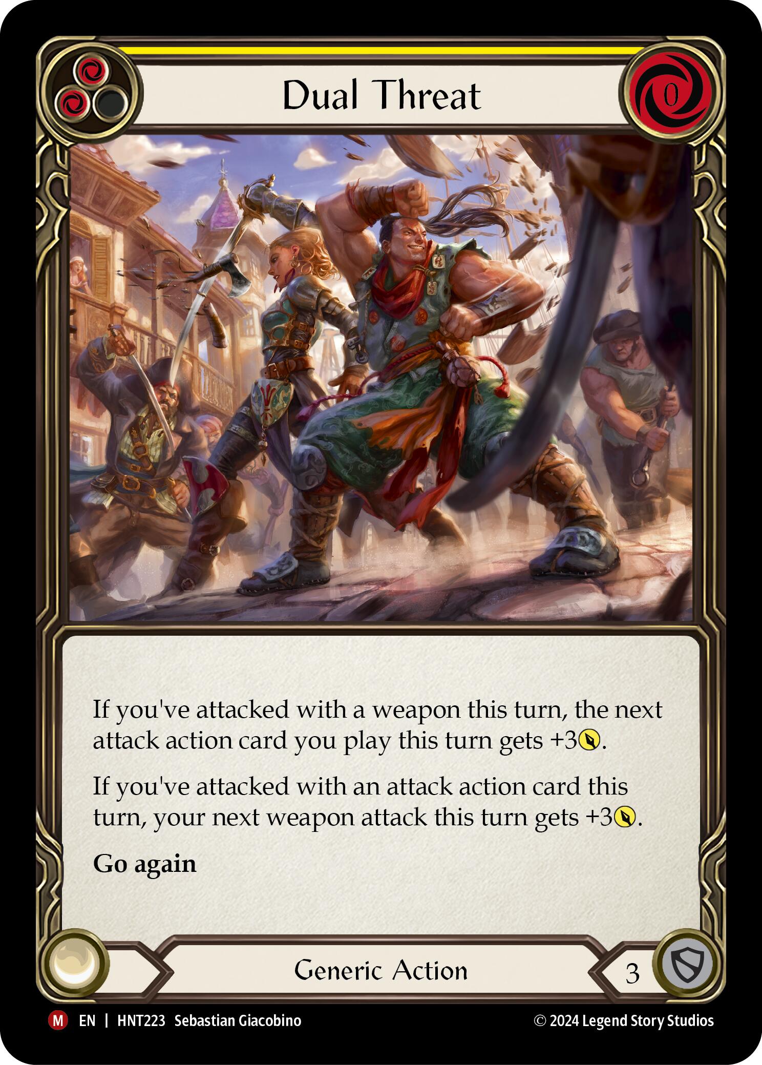 Dual Threat [HNT223] (The Hunted)  Rainbow Foil | L.A. Mood Comics and Games