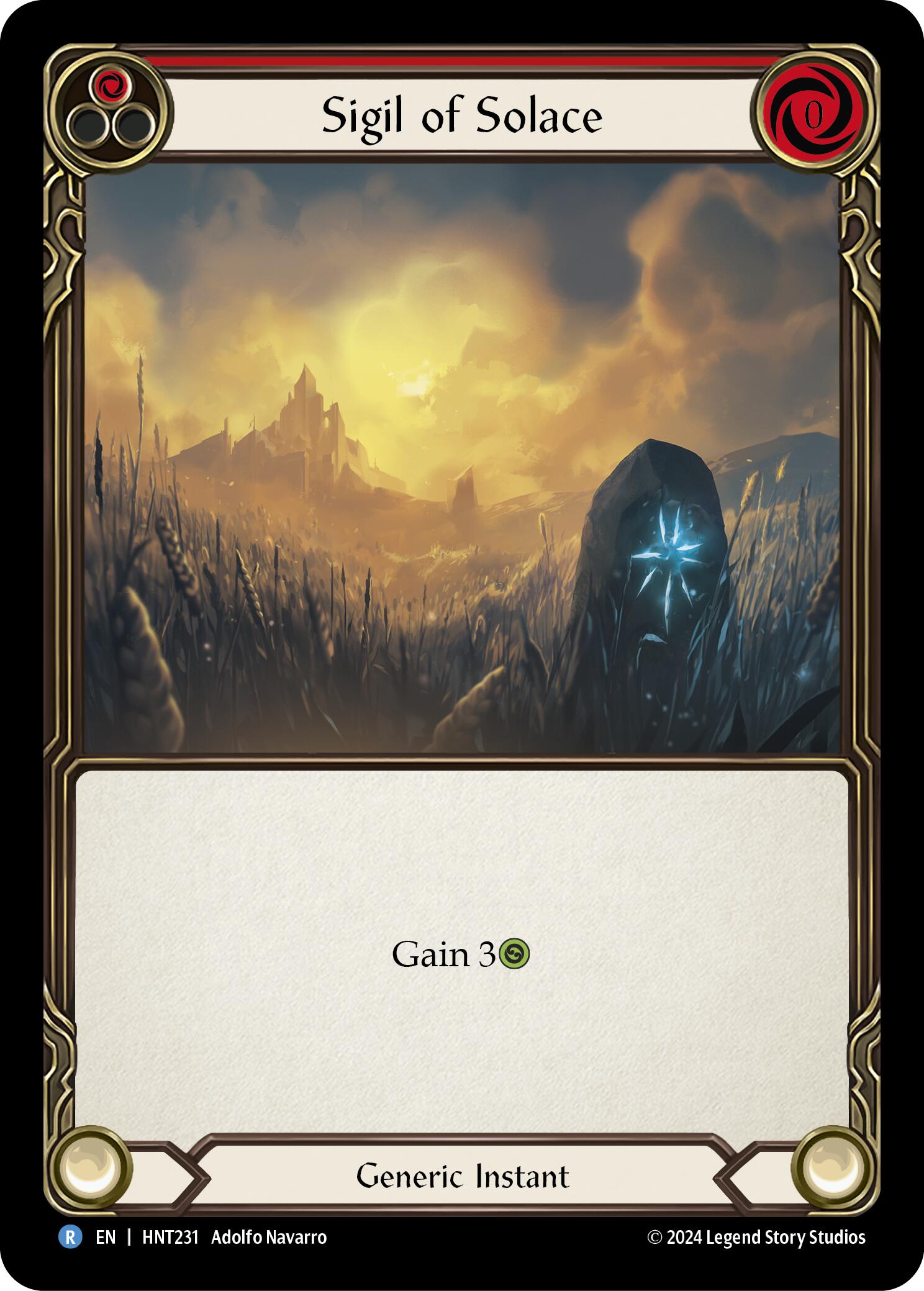 Sigil of Solace (Red) [HNT231] (The Hunted) | L.A. Mood Comics and Games